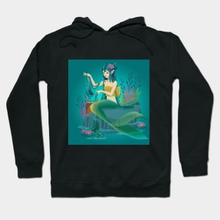 Lily Pond Mermaid Hoodie